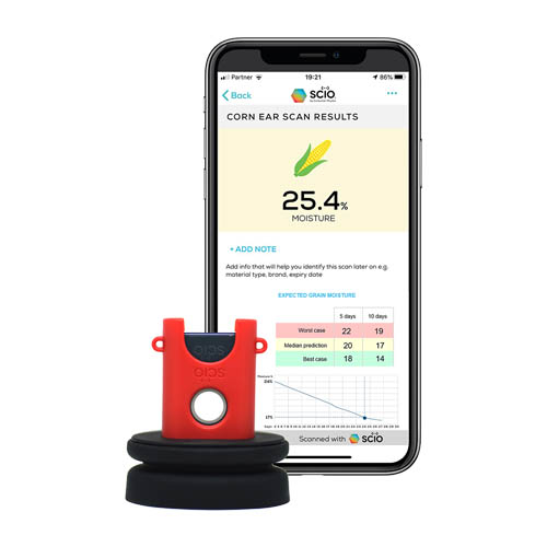 Портативный анализатор влажности кукурузы. SCiO Corn